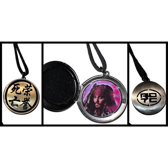 Disney Jewelry - Disney Pirates of the Caribbean￼ Johnny Depp Photo Locket Necklace